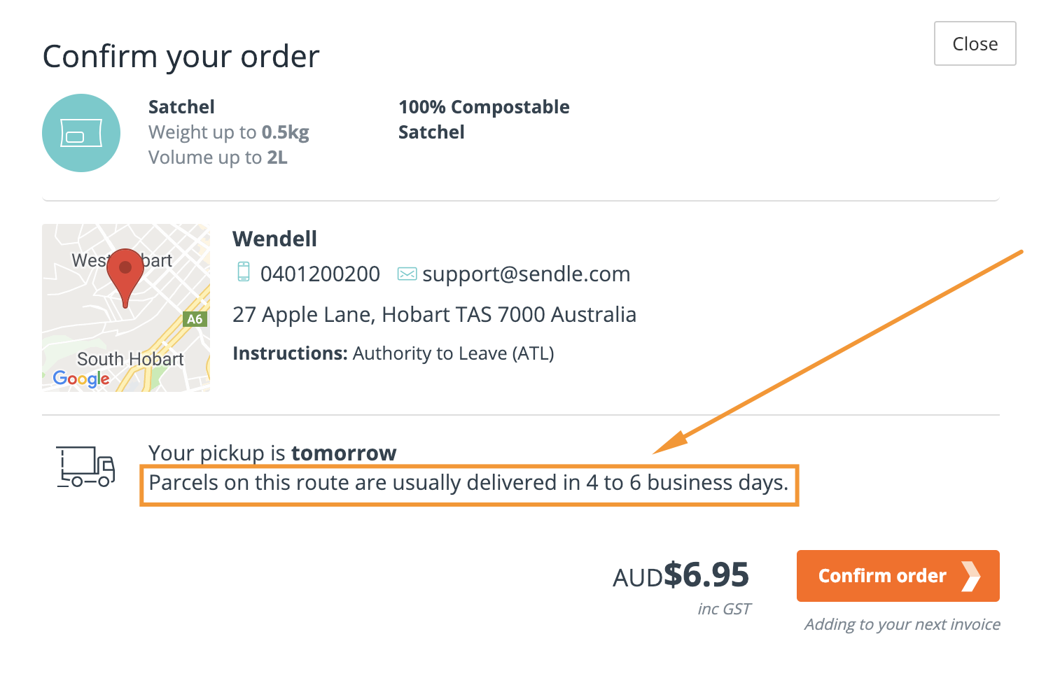 Estimated Date Of Delivery Chart