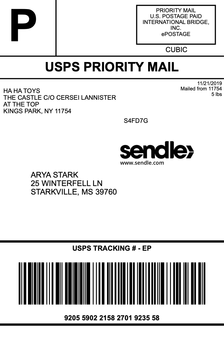 How to label the parcel – Sendle Support US